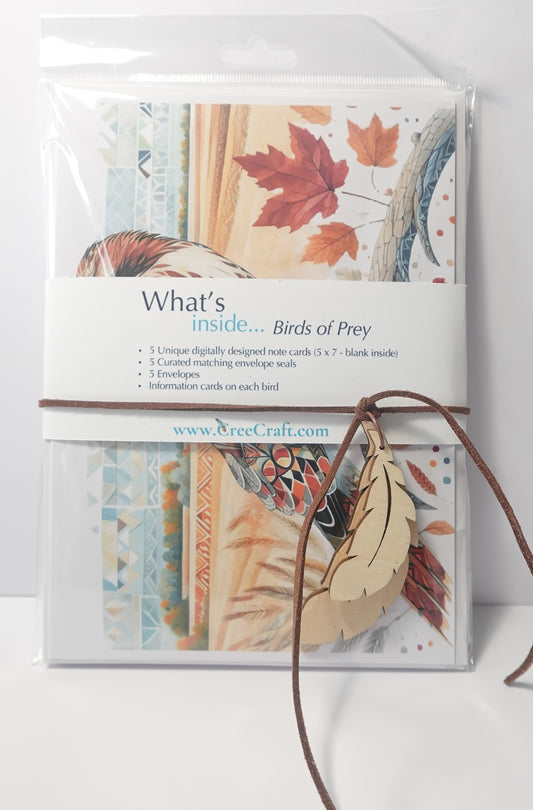 Handmade Greeting Cards – Birds of Prey Series