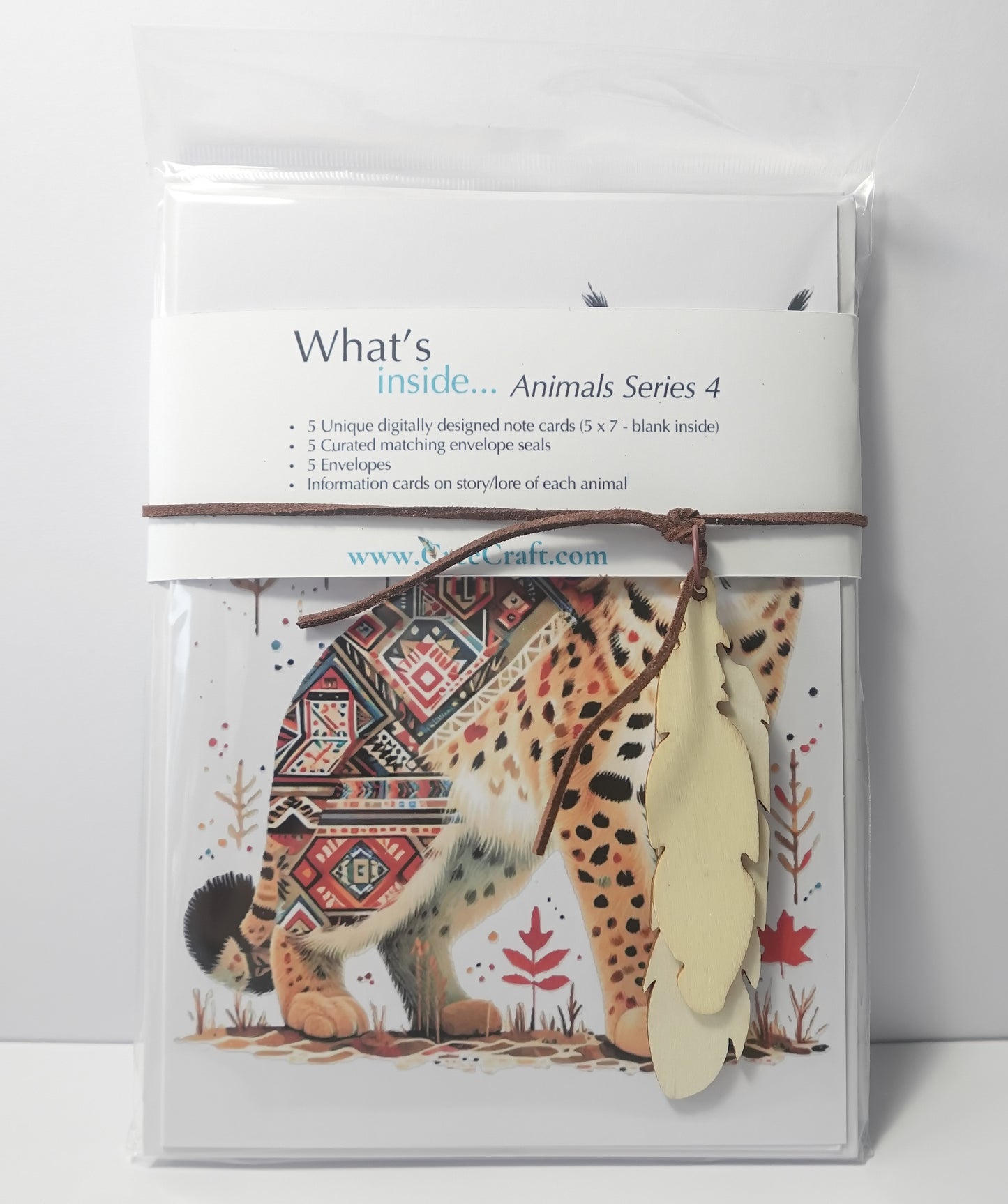 Carte de Noël - Cerf dans la forêt