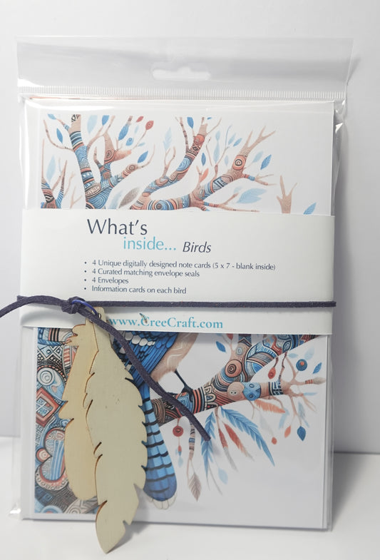 Handmade Greeting Cards – Perched Birds