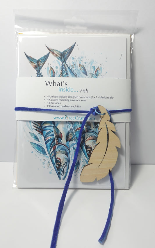 Handmade Greeting Cards – Fish Series #1 for Fishing Enthusiasts