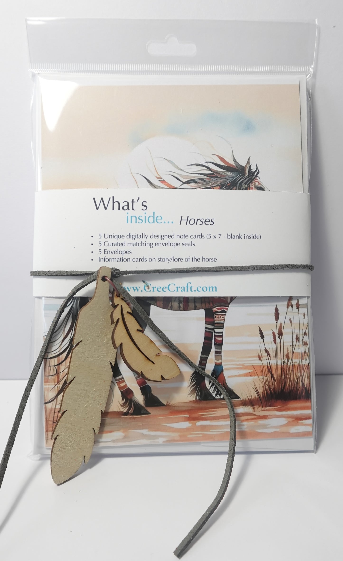 Carte de Noël - Cerf dans la forêt