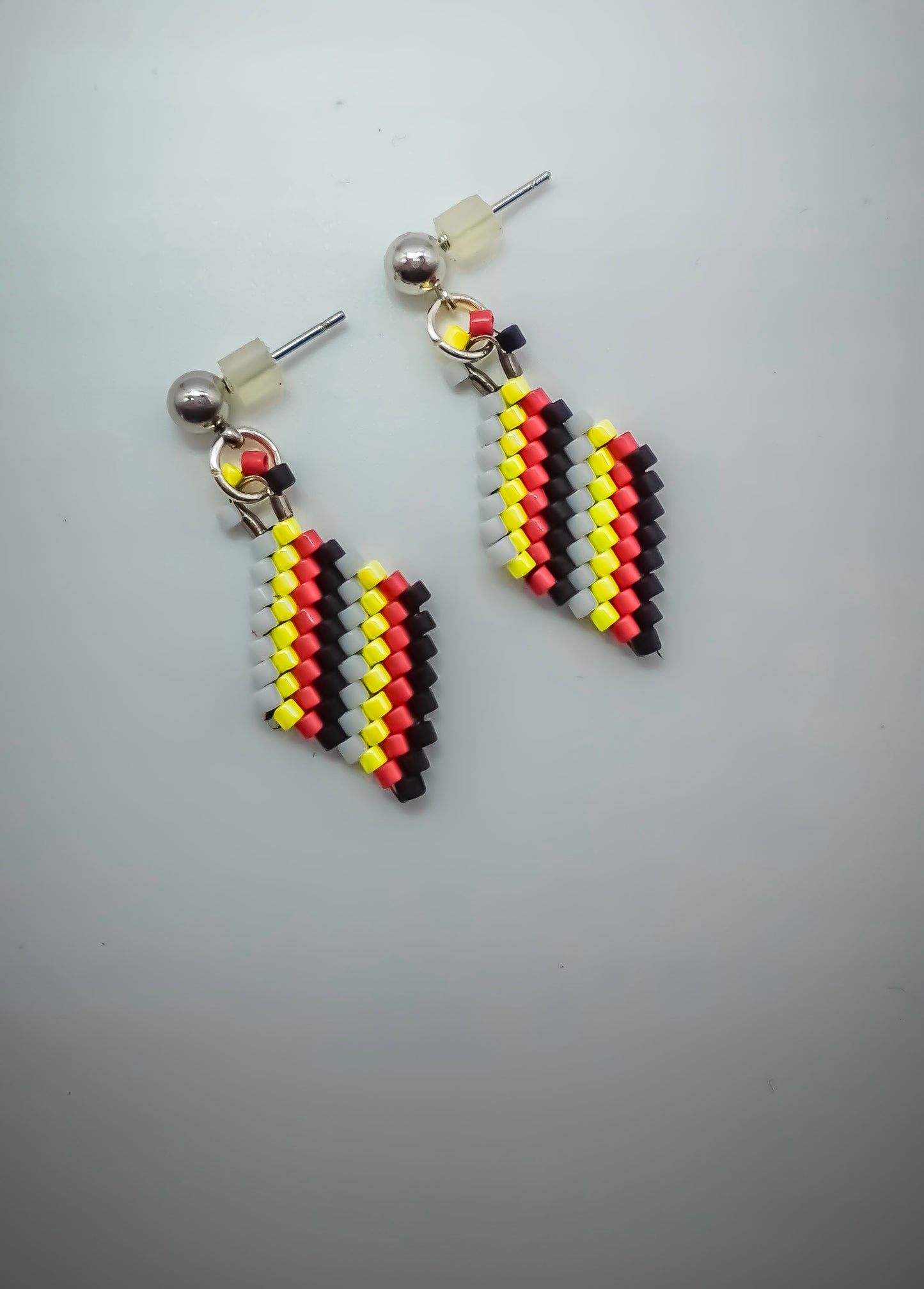 Indigenous Handmade Earrings - Miyuki Delica Beads