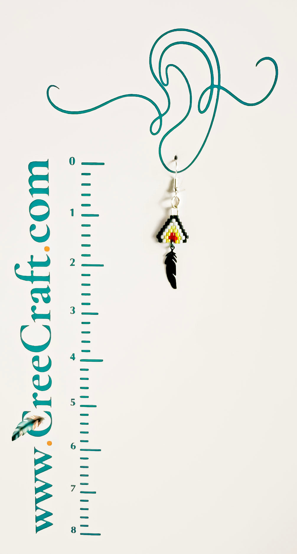 Indigenous Handmade Earrings - Miyuki Delica Beads