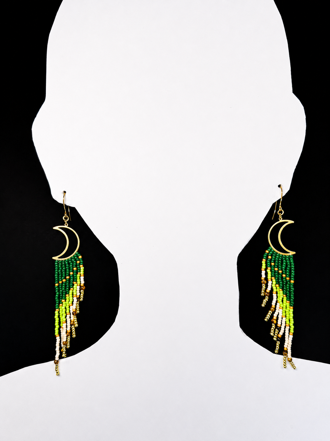 Boucles d'oreilles indigènes faites à la main - Attrape-rêves 