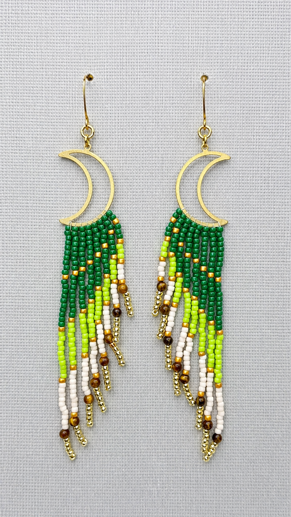 Boucles d'oreilles indigènes faites à la main - Attrape-rêves 