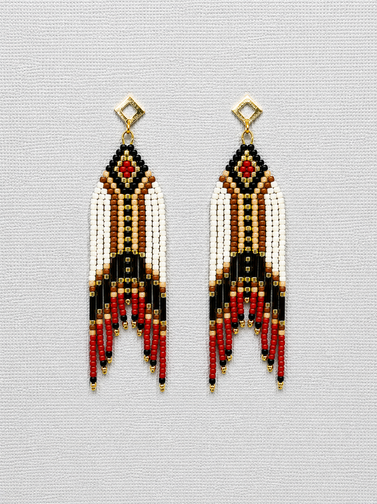 Toho Earrings - Arrows