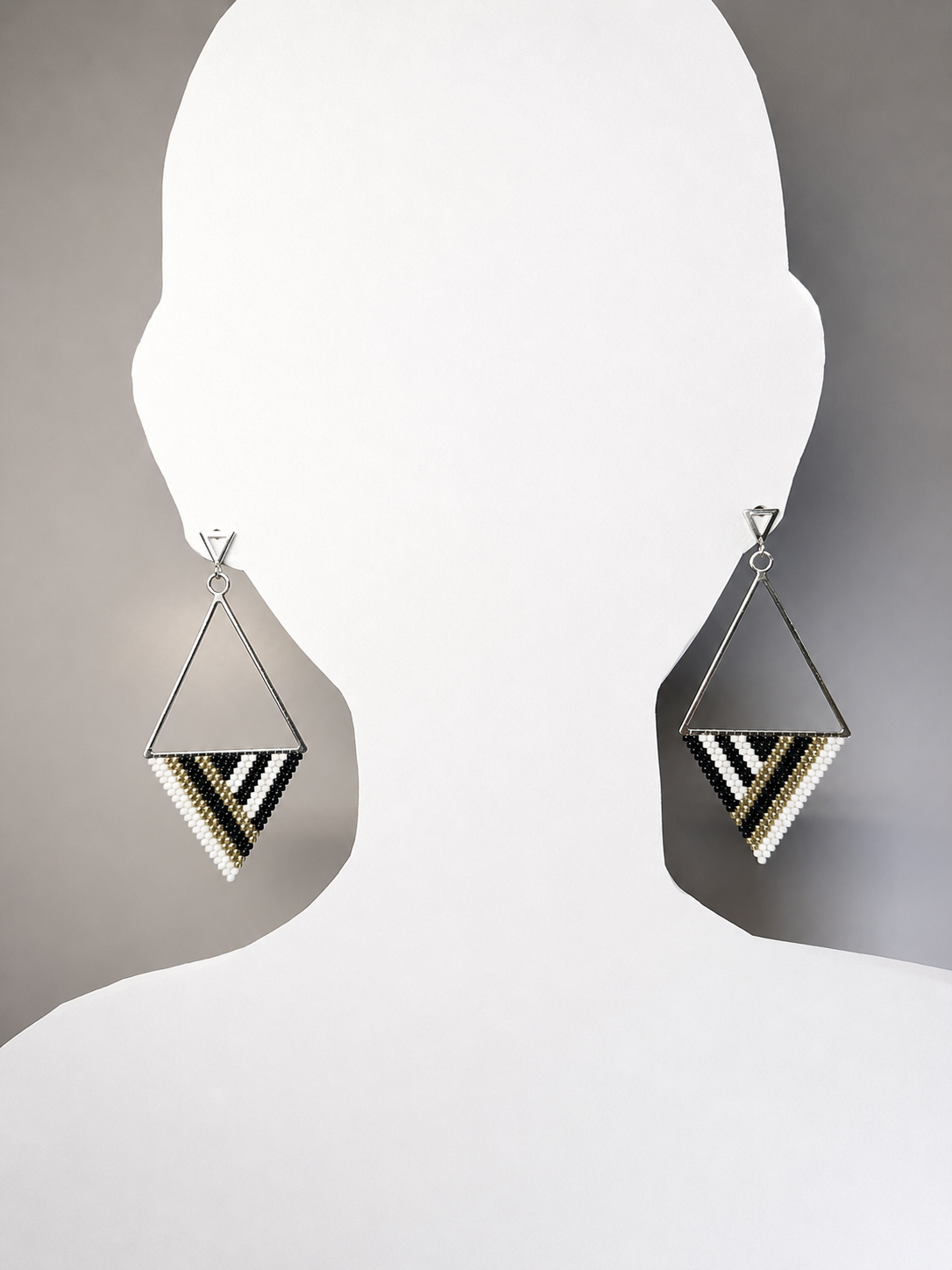 Boucles d'oreilles indigènes faites à la main - Attrape-rêves 