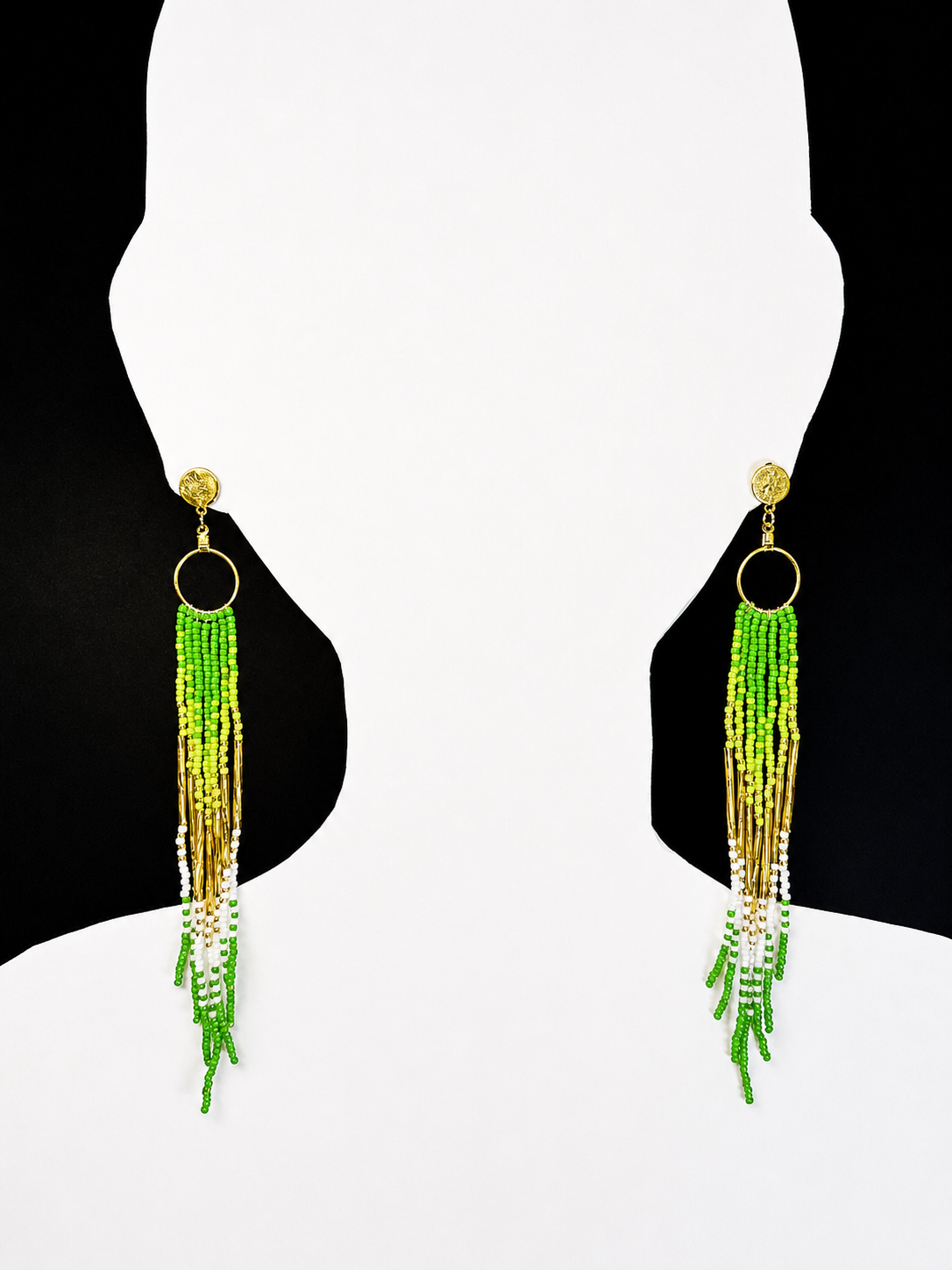 Boucles d'oreilles indigènes faites à la main - Attrape-rêves 