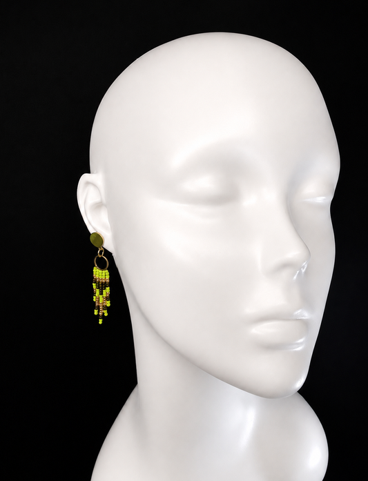 Toho Earrings small (green)