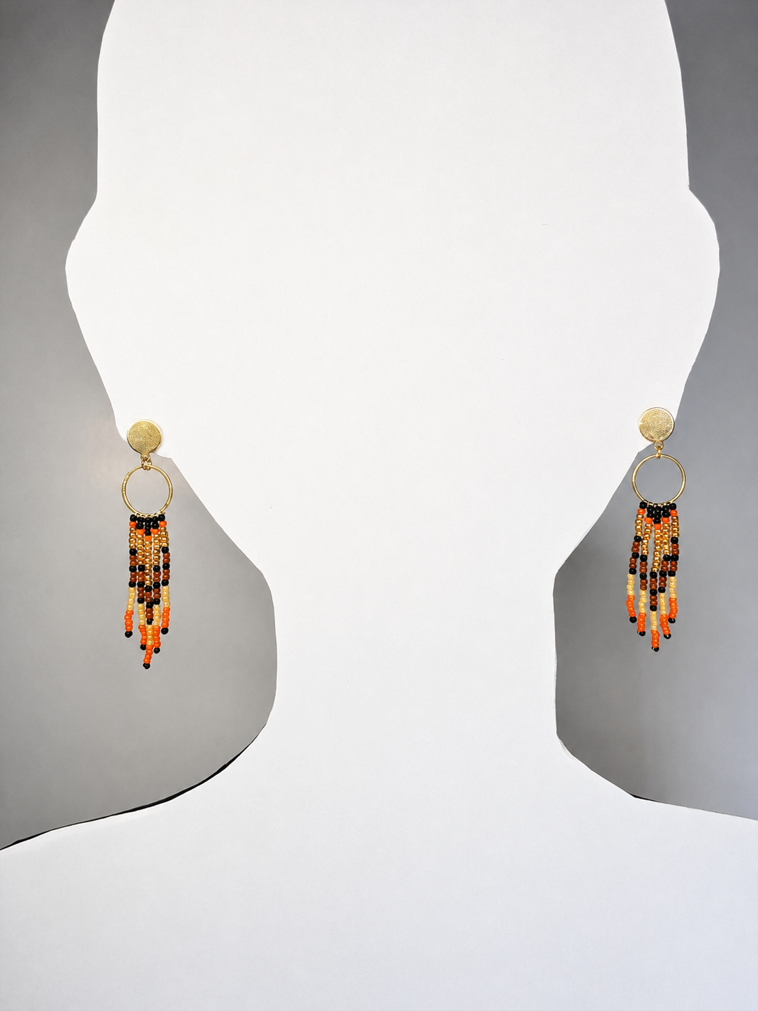 Toho Earrings small (browns)