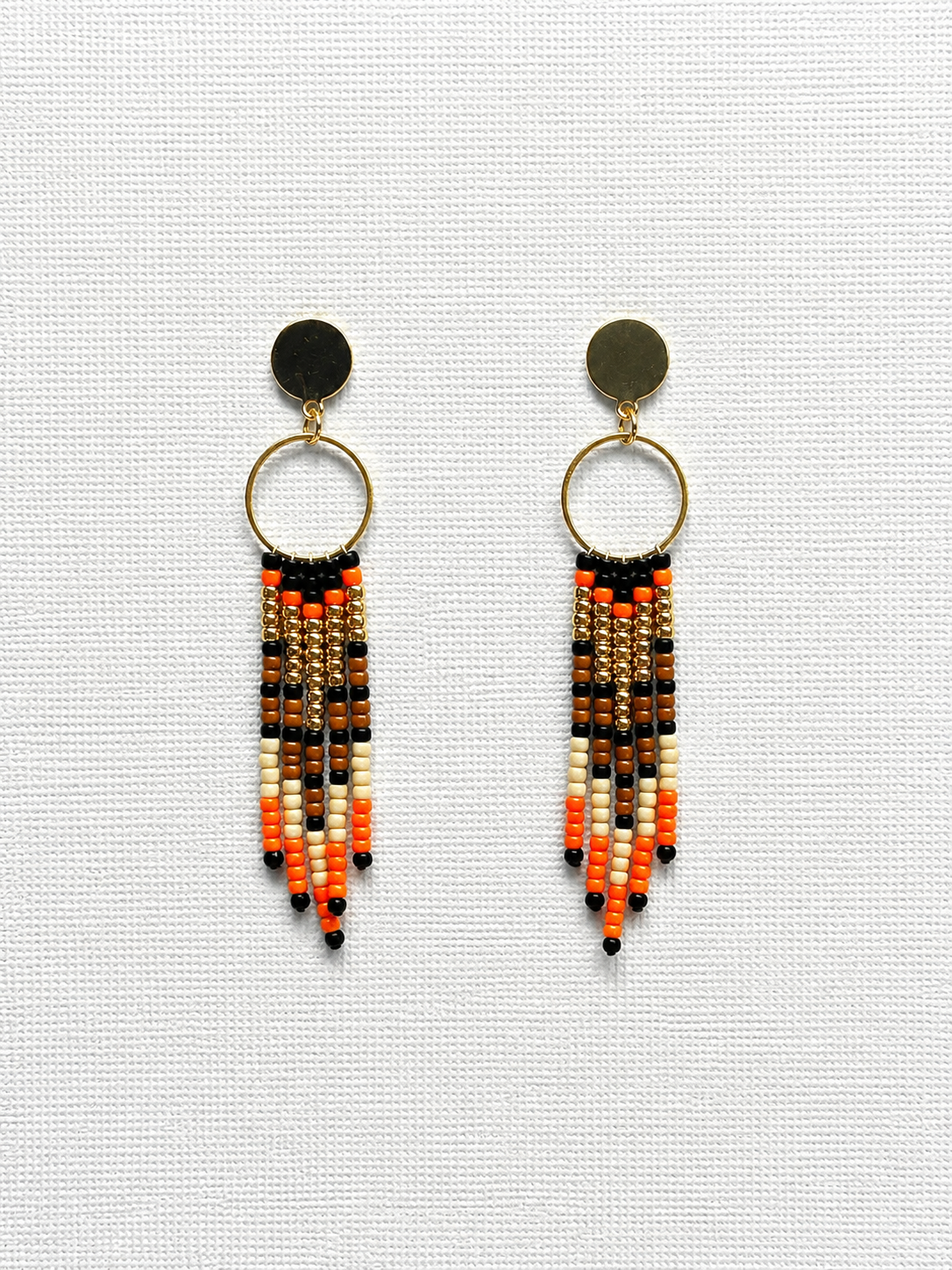 Toho Earrings small (browns)