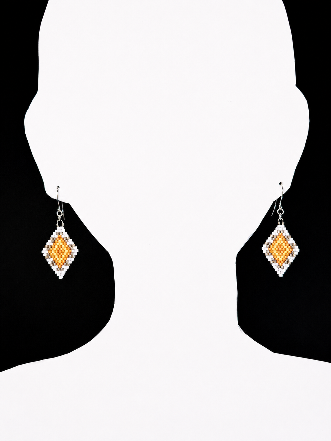 Boucles d'oreilles indigènes faites à la main - Attrape-rêves 