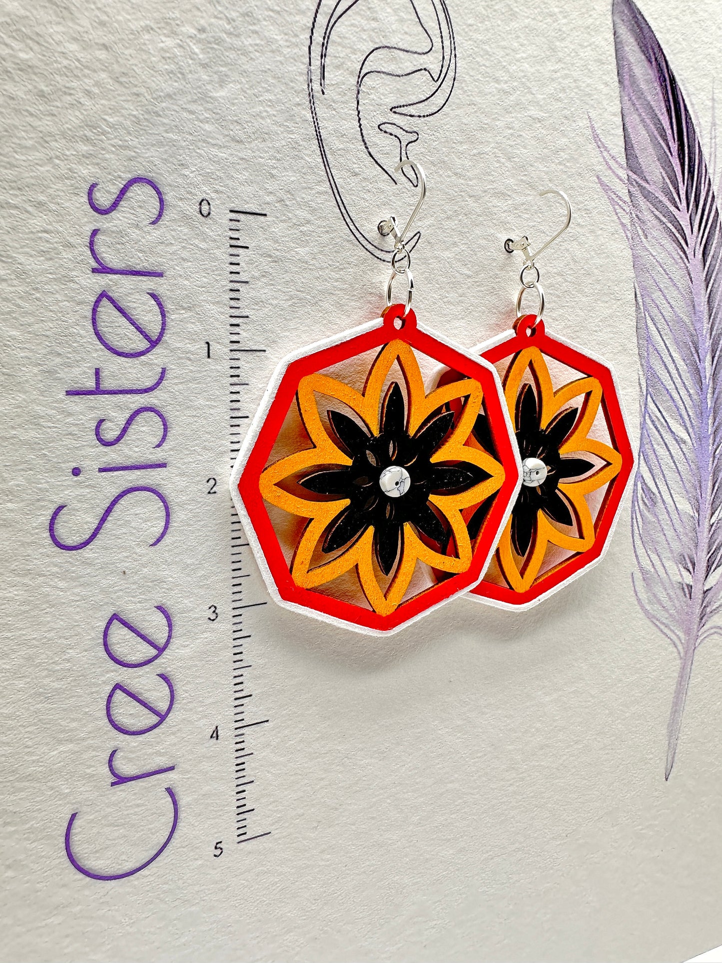 Indigenous Handmade Earrings - Dreamcatcher