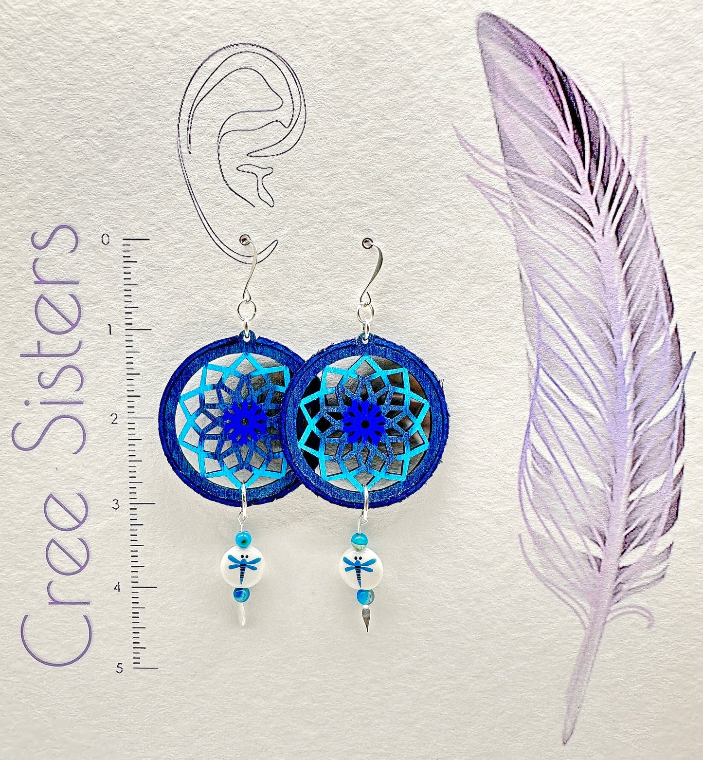 Indigenous Handmade Earrings - Dreamcatcher