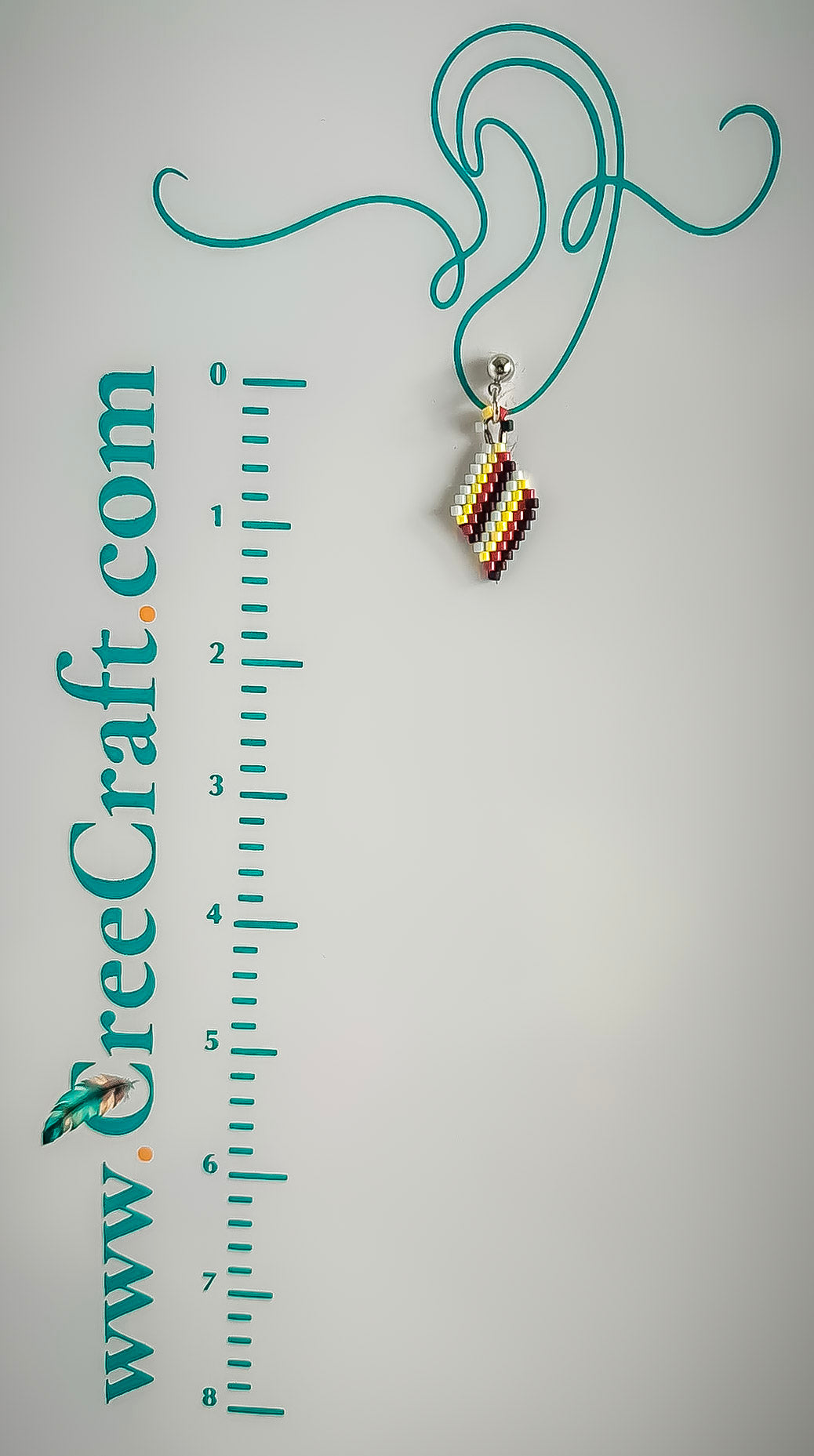 Indigenous Handmade Earrings - Miyuki Delica Beads