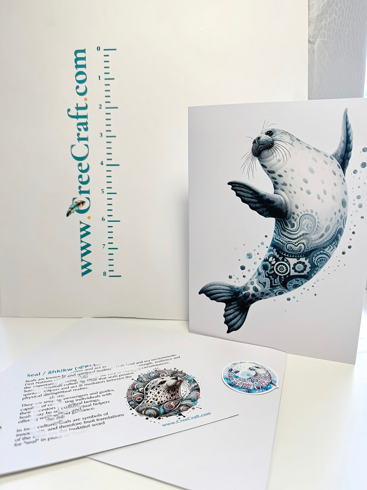 Handmade Greeting Cards  – Water Series - Set of 5