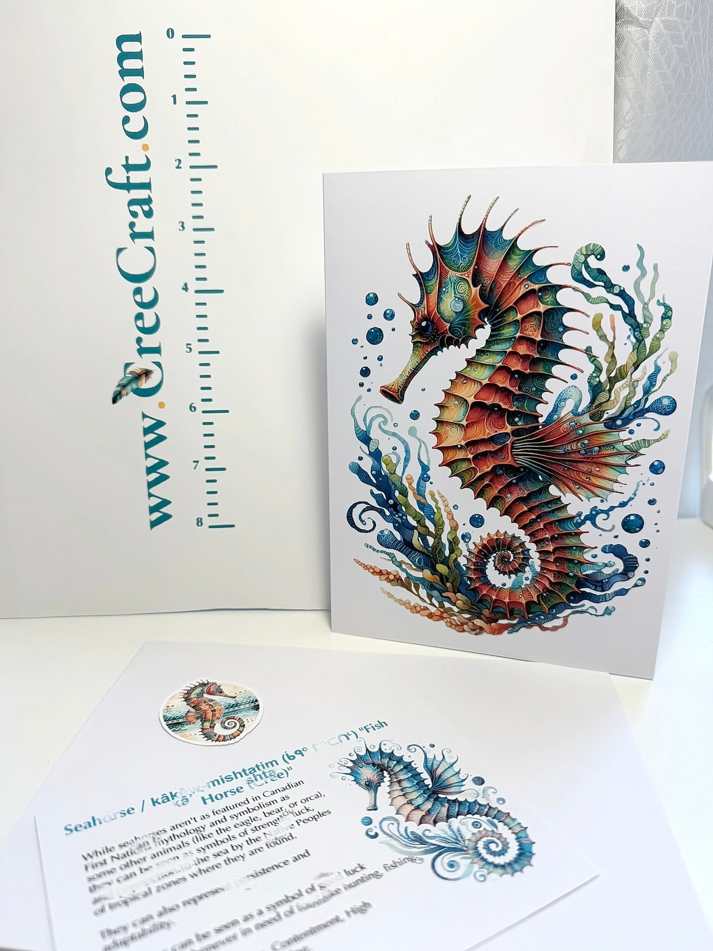 Handmade Greeting Cards  – Water Series - Set of 5