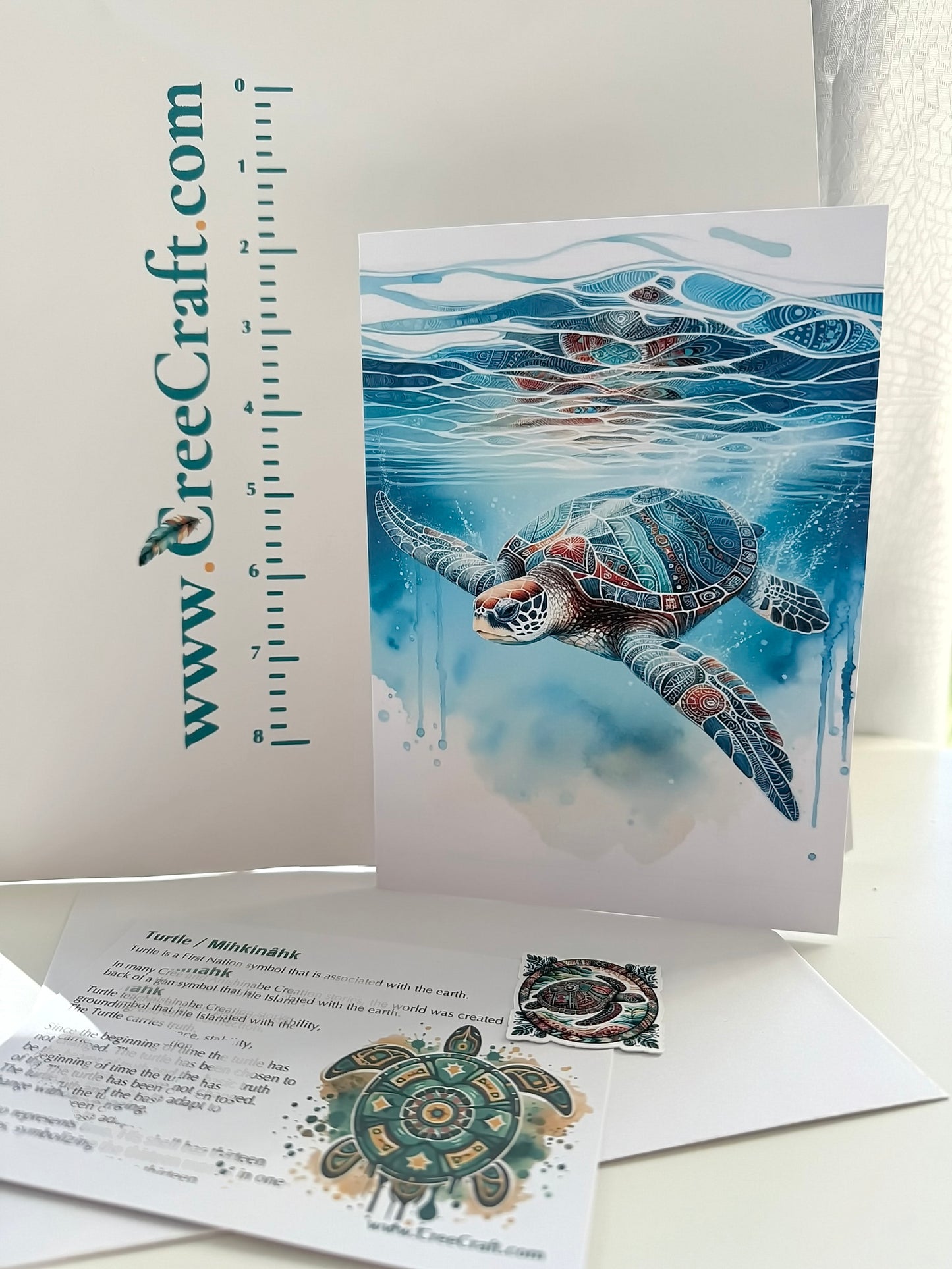 Handmade Greeting Cards  – Water Series - Set of 5