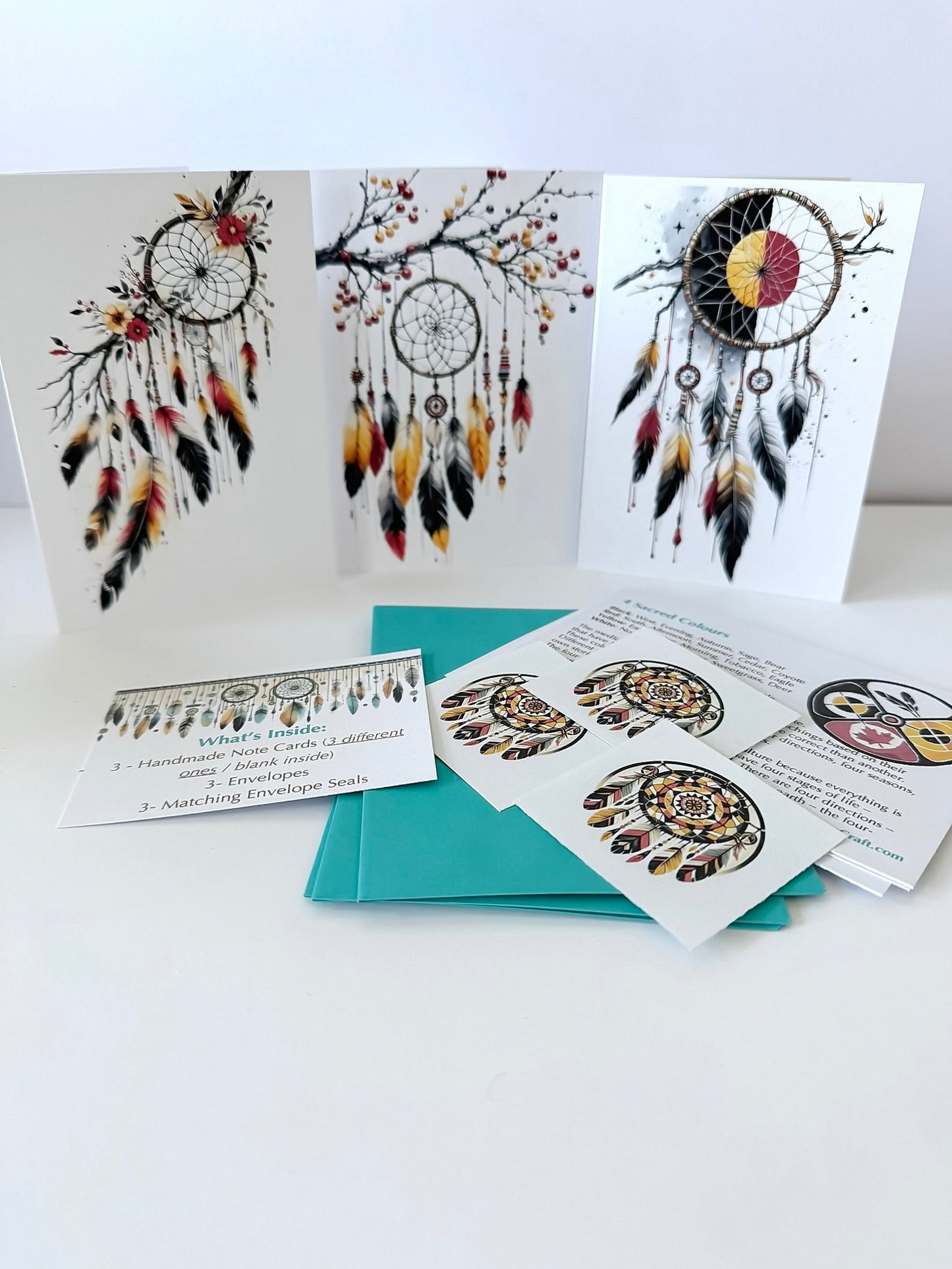 Dreamcatcher - Handmade Greeting Card Sets
