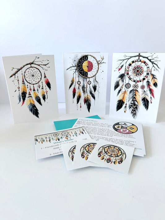 Dreamcatcher - Handmade Greeting Card Sets