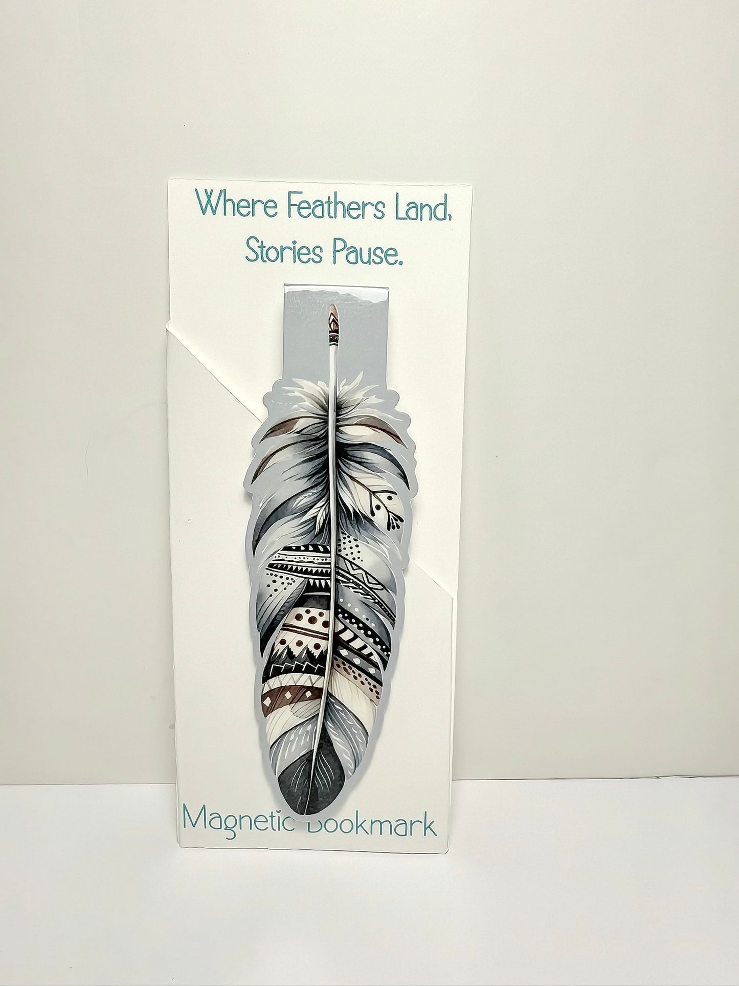 Magnetic Bookmarks: Feathers, Animals, & Symbols