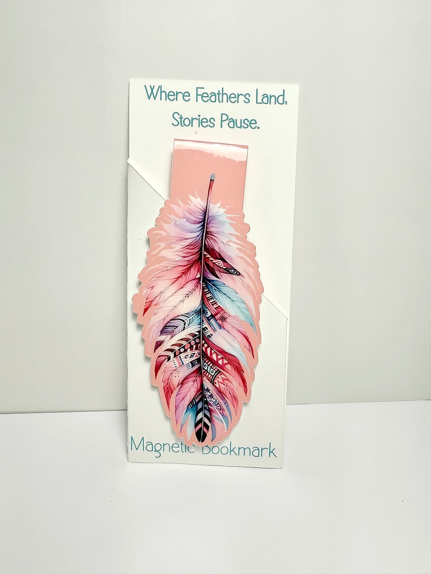 Magnetic Bookmarks: Feathers, Animals, & Symbols