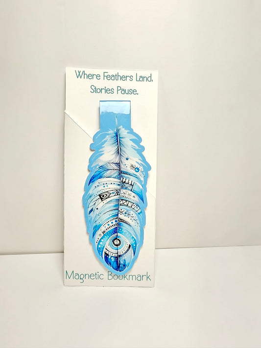 Magnetic Bookmarks: Feathers, Animals, & Symbols