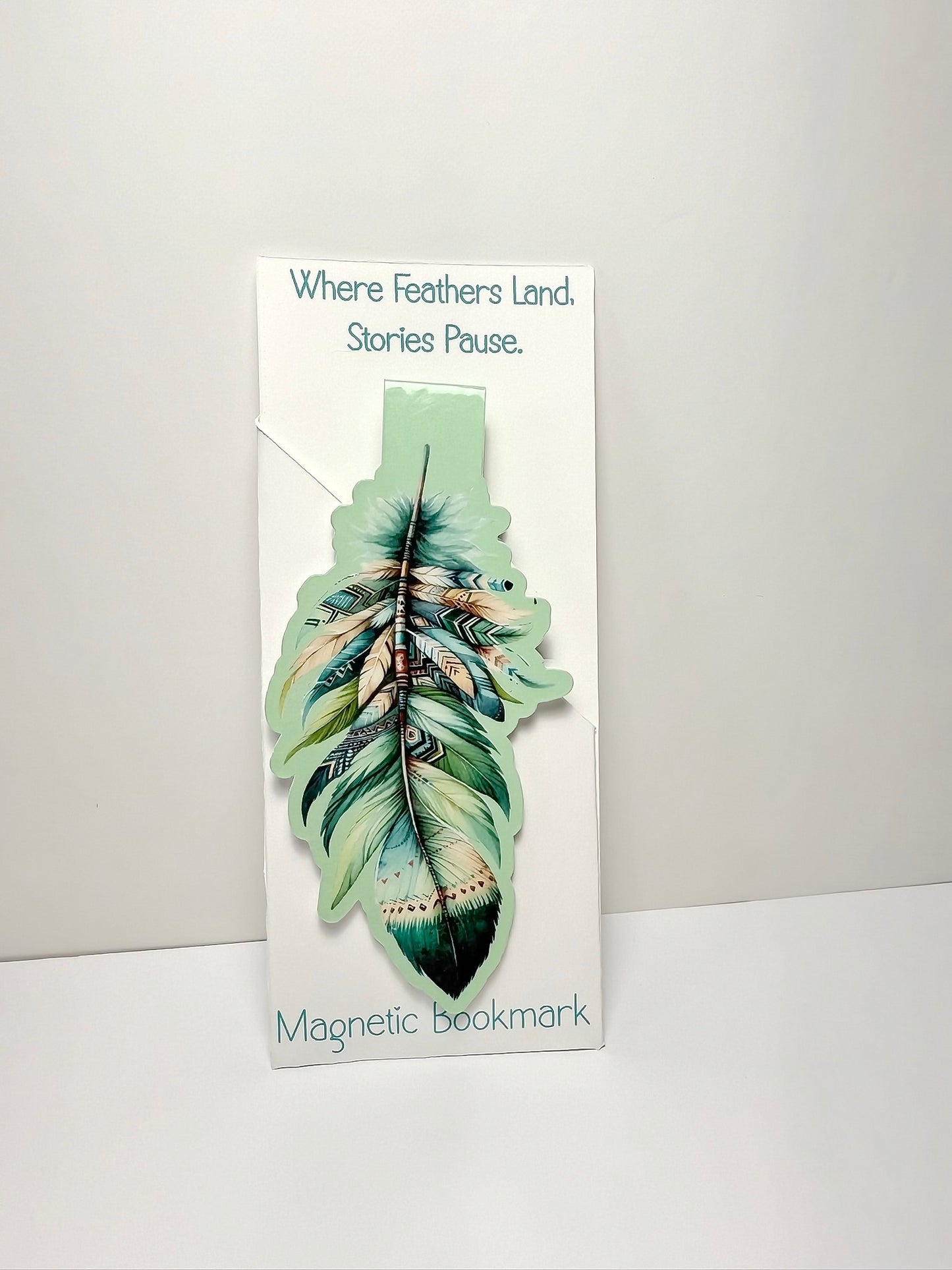 Magnetic Bookmarks: Feathers, Animals, & Symbols