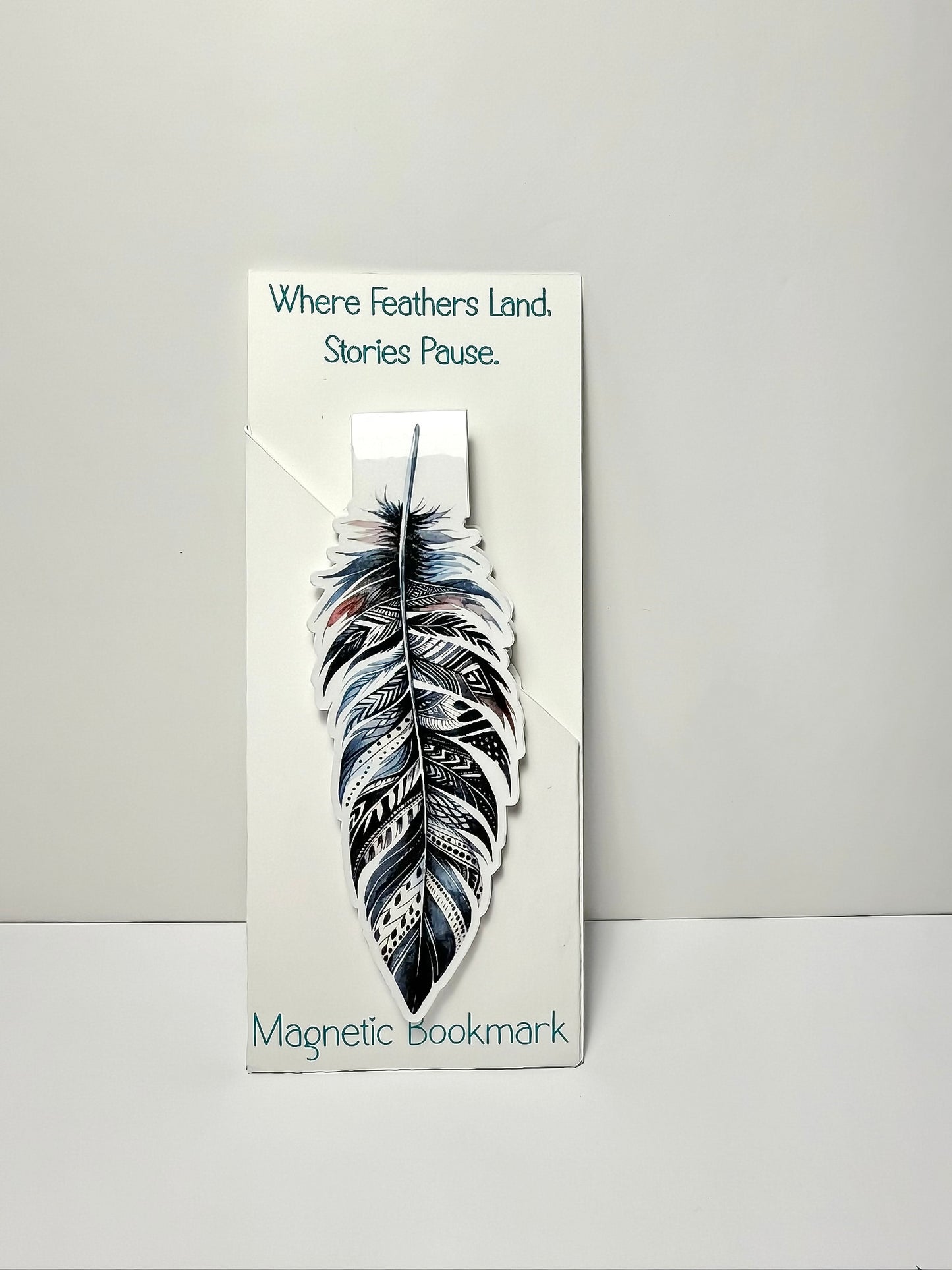 Magnetic Bookmarks: Feathers, Animals, & Symbols