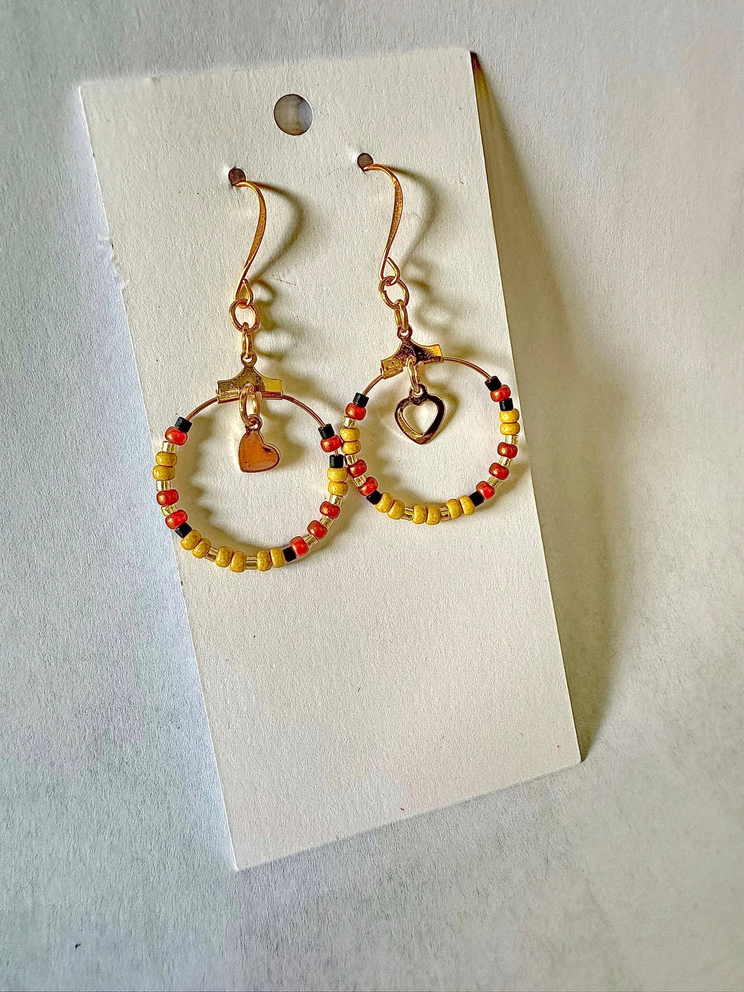 'Love' Miyuki Seed Beads - Indigenous Handmade Earrings