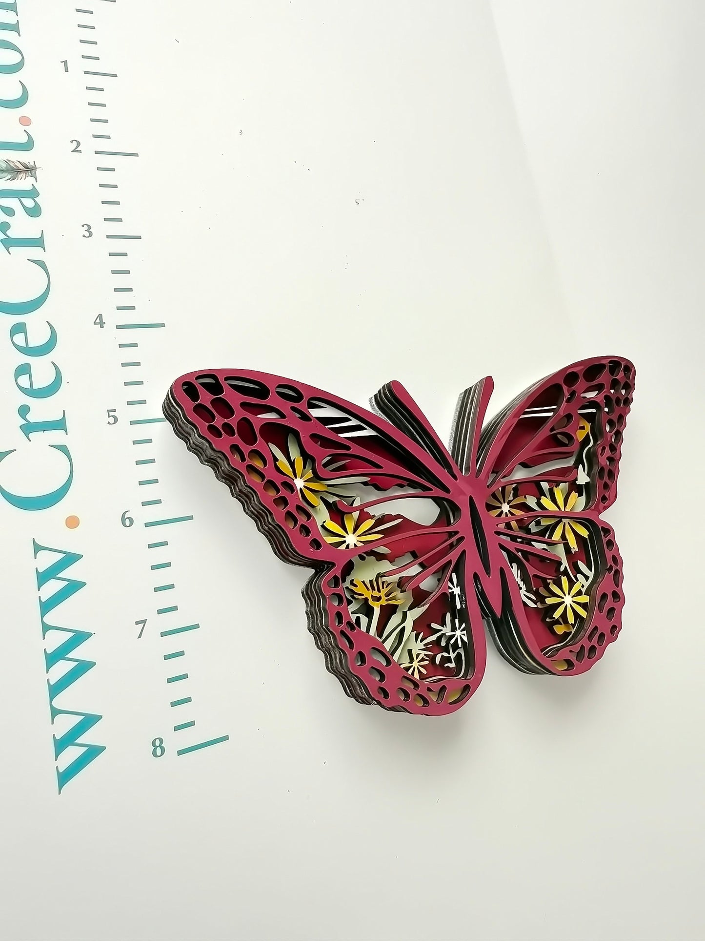 Butterfly Magnet - Whimsical Woodland Magnet – Handcrafted