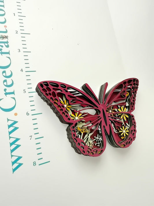 Butterfly Magnet - Whimsical Woodland Magnet – Handcrafted