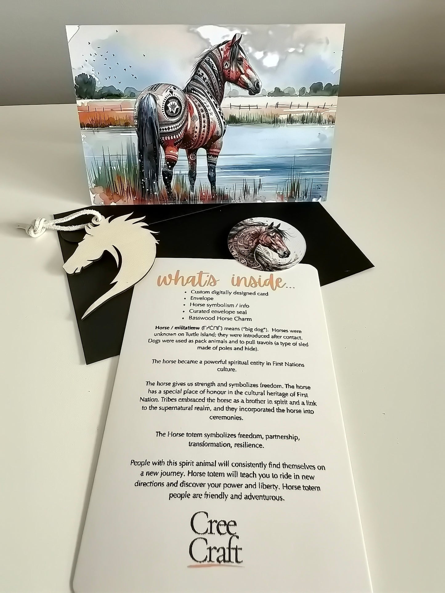 Handmade Greeting Cards  – Horses