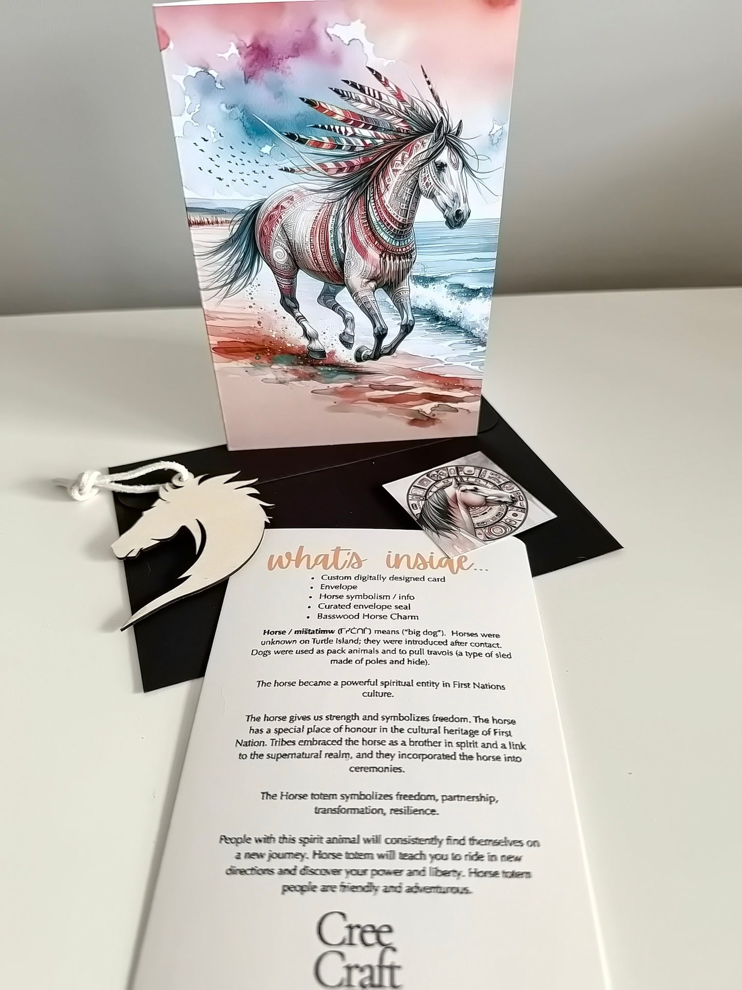 Handmade Greeting Cards  – Horses