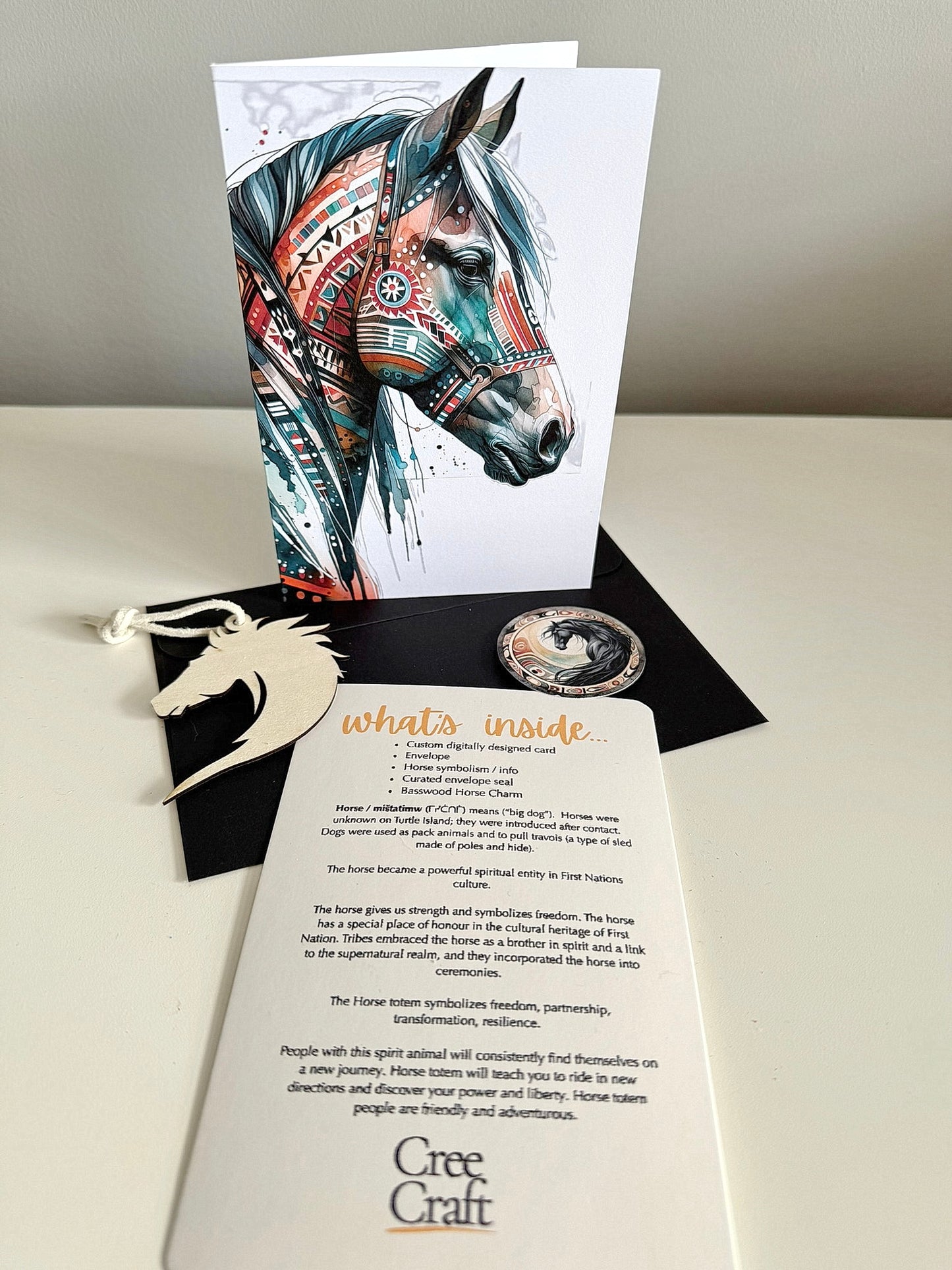 Handmade Greeting Cards  – Horses