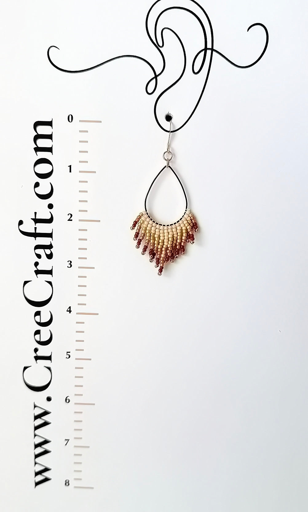Toho Oval (browns) - Indigenous Handmade Earrings