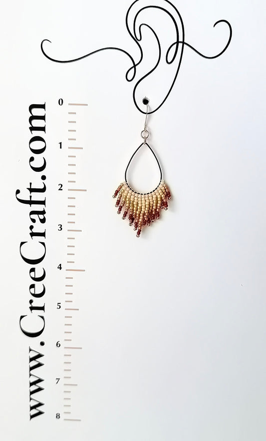 Toho Oval (browns) - Indigenous Handmade Earrings