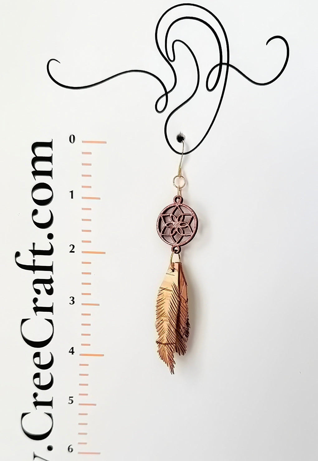 Basswood w/Birch Bark - Indigenous Handmade Earrings