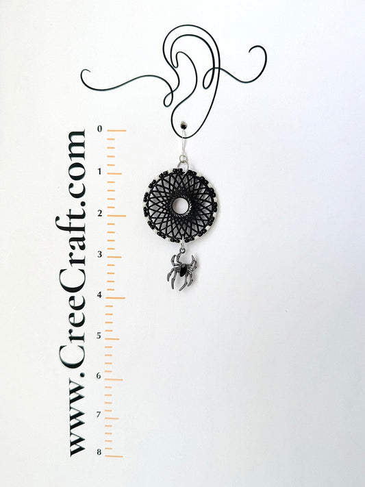 Basswood Spider Web- Indigenous Handmade Earrings