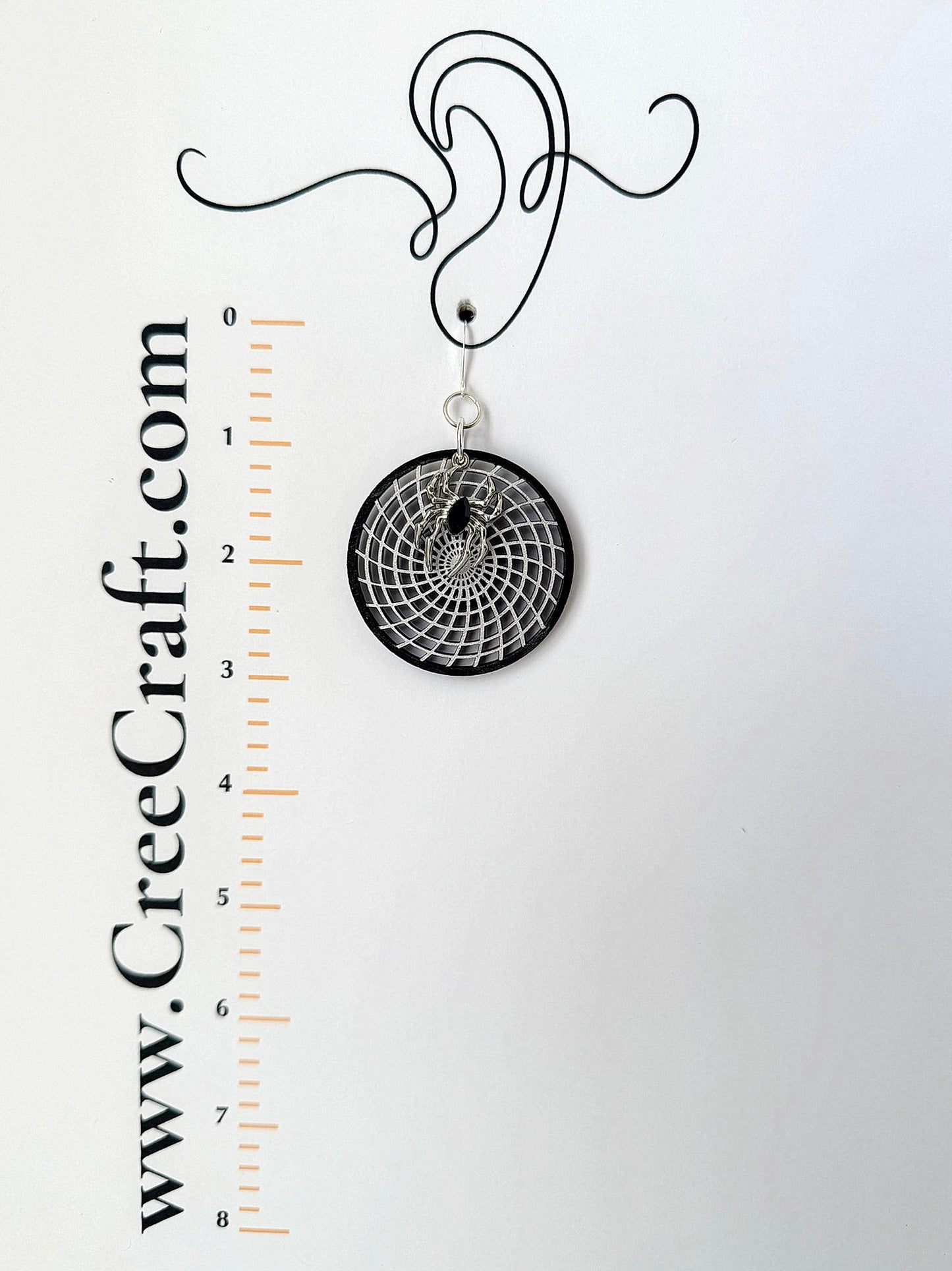 Basswood Spider Web- Indigenous Handmade Earrings