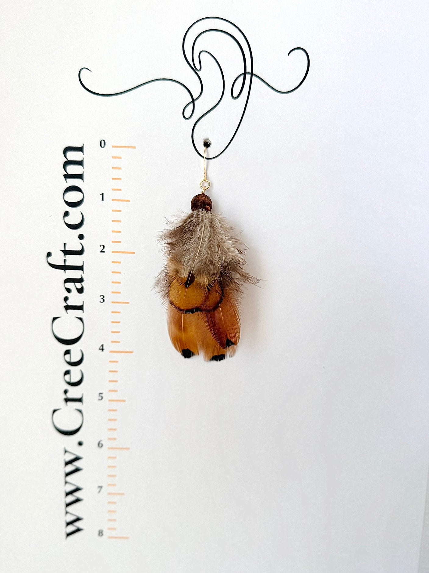 Pheasant Feathers - Indigenous Handmade Earrings