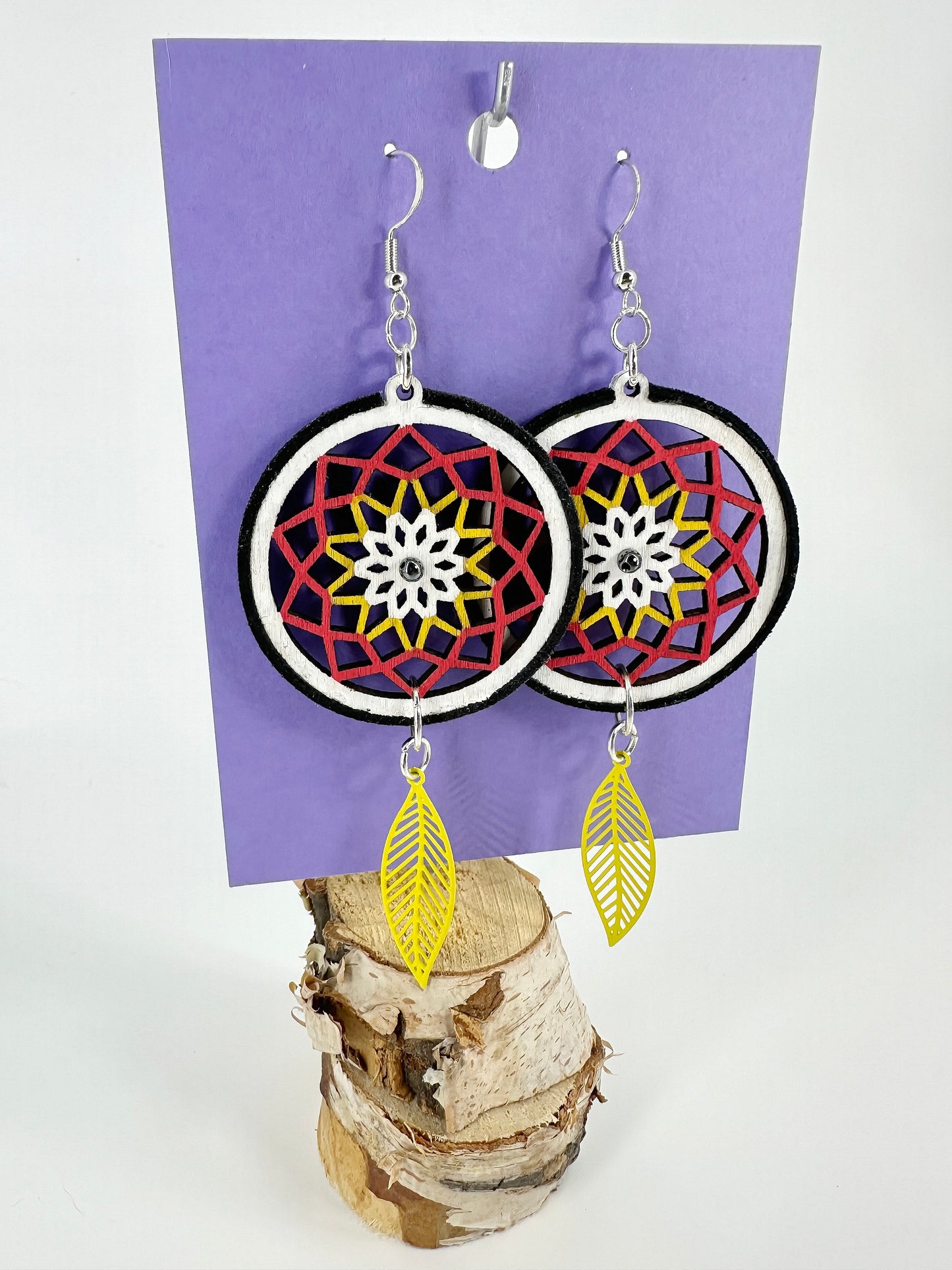 Indigenous Handmade Earrings - Dreamcatcher