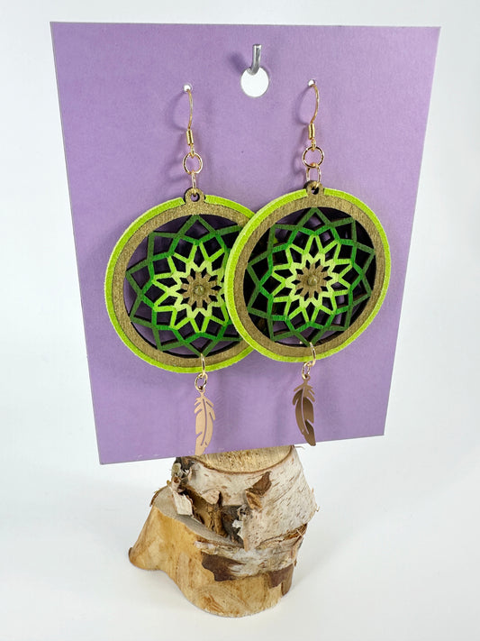 Indigenous Handmade Earrings - Dreamcatcher