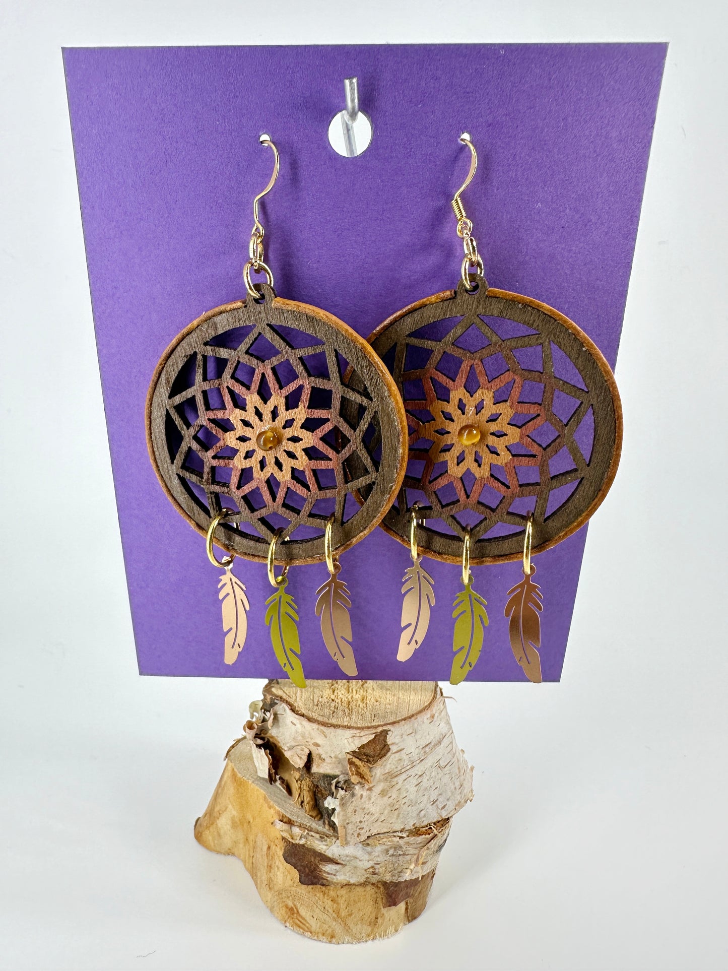 Indigenous Handmade Earrings - Dreamcatcher