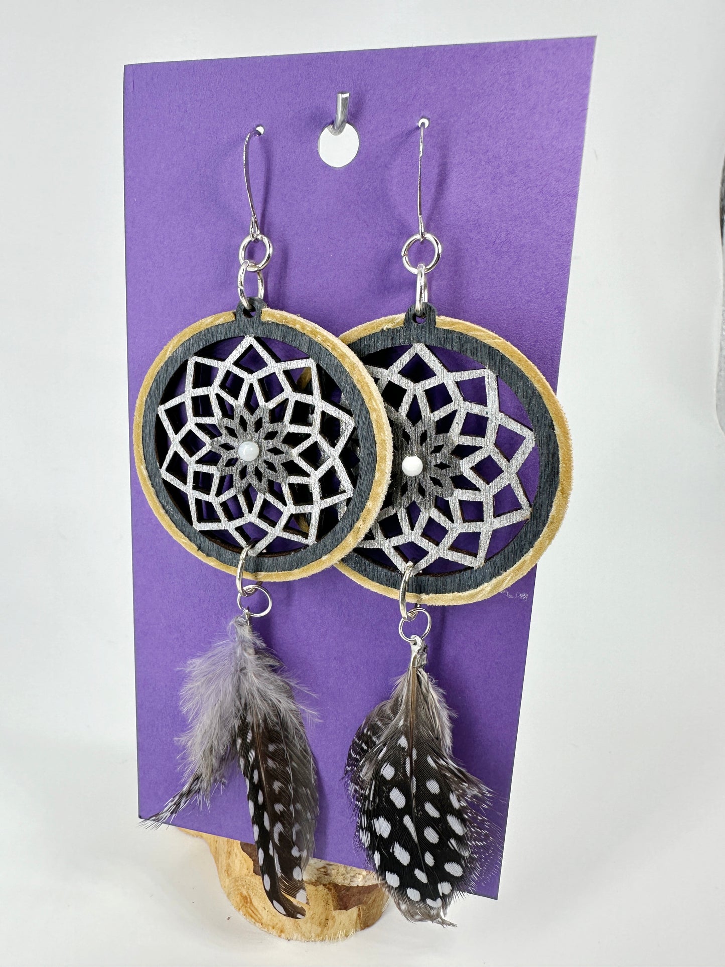 Indigenous Handmade Earrings - Dreamcatcher