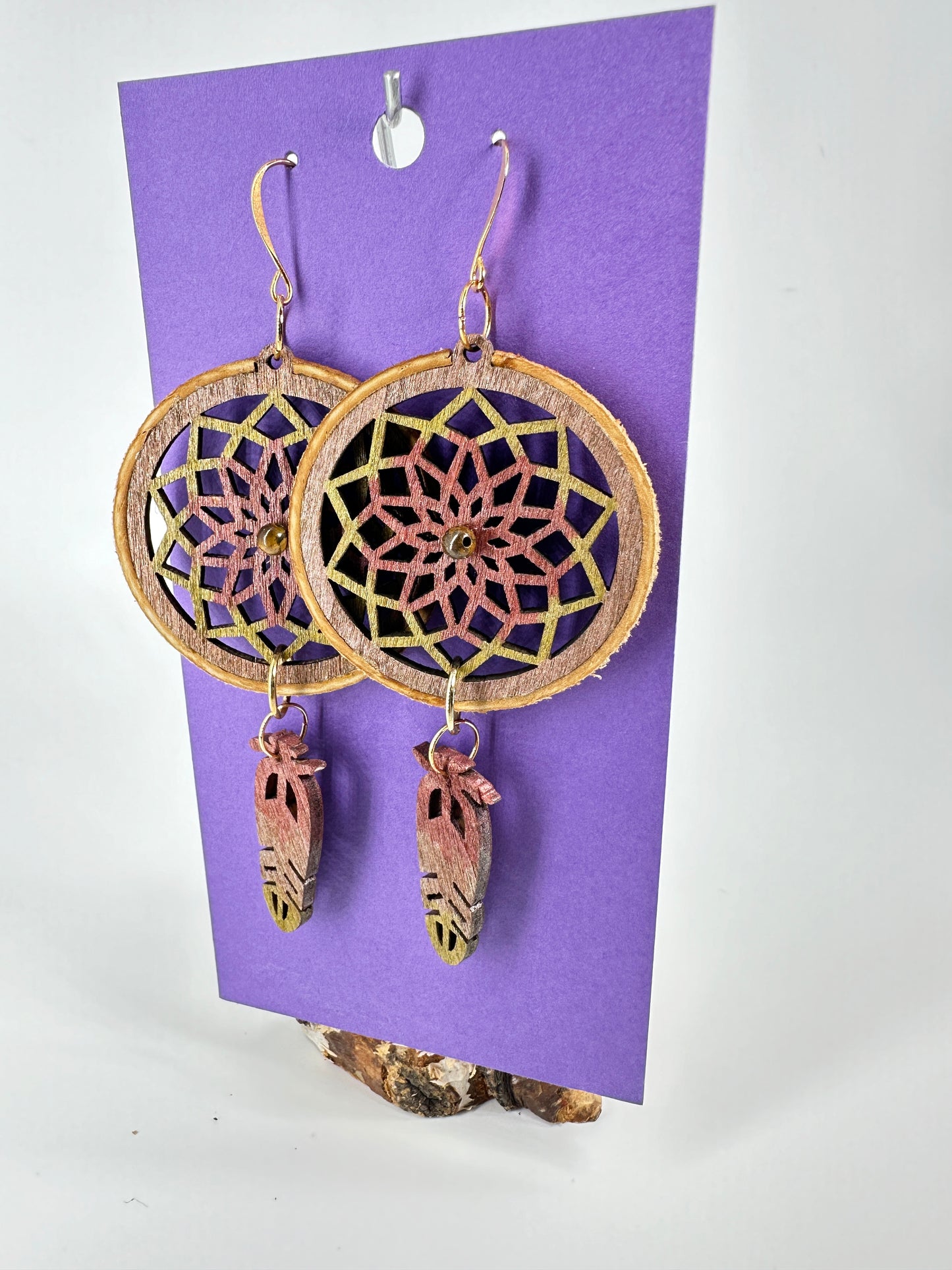 Indigenous Handmade Earrings - Dreamcatcher