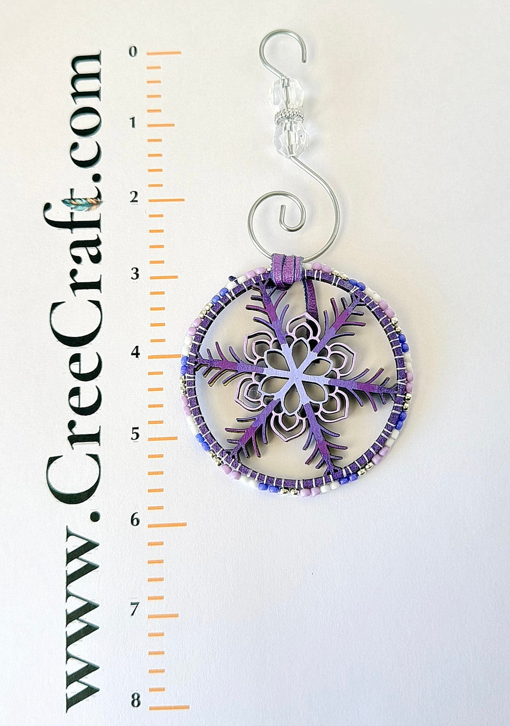 Snowflake Ornaments - Beaded