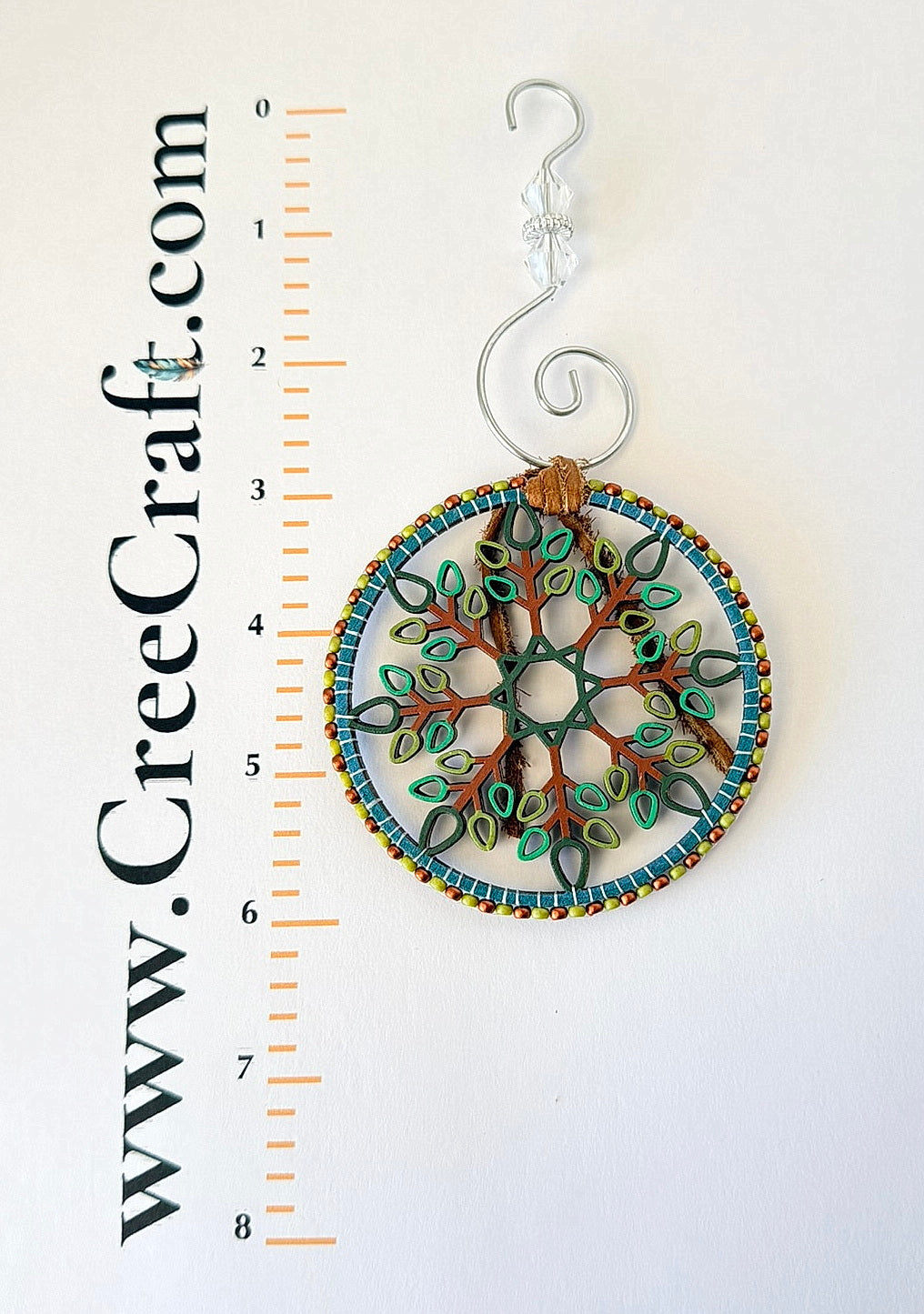 Snowflake Ornaments - Beaded