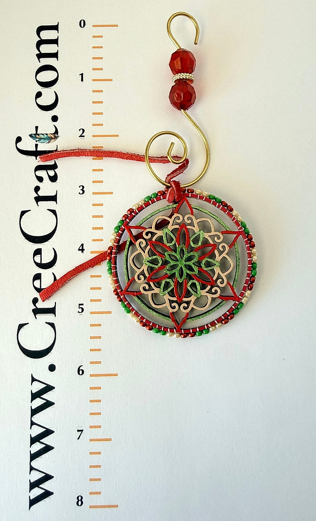 Snowflake Ornaments - Beaded