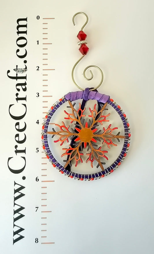 Snowflake Ornaments - Beaded